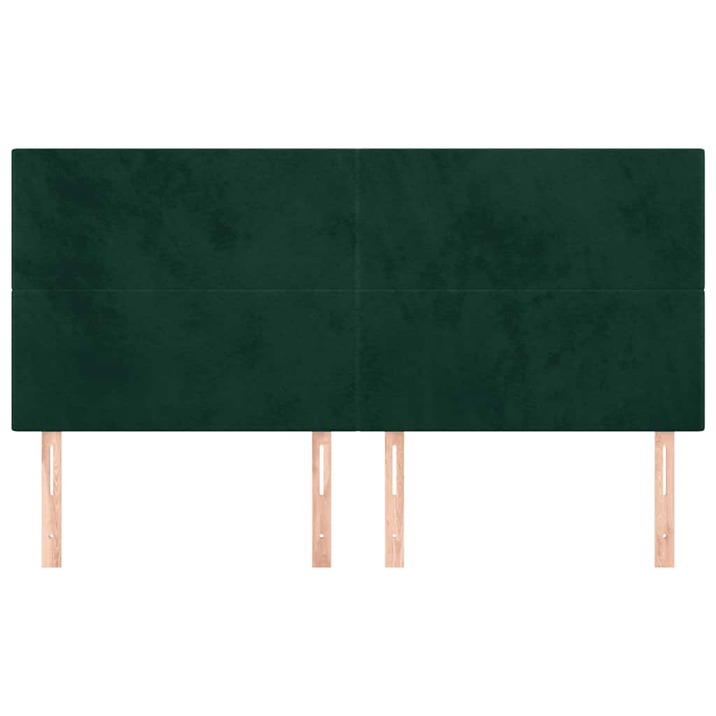 Kopfteil Hellgrau 80x5x118/128 cm Samt