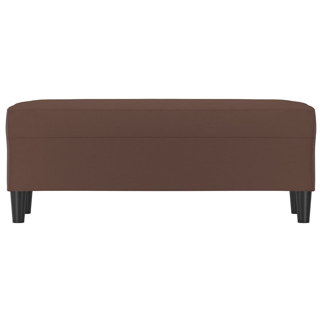 Sitzbank Schwarz 70x35x41 cm Kunstleder