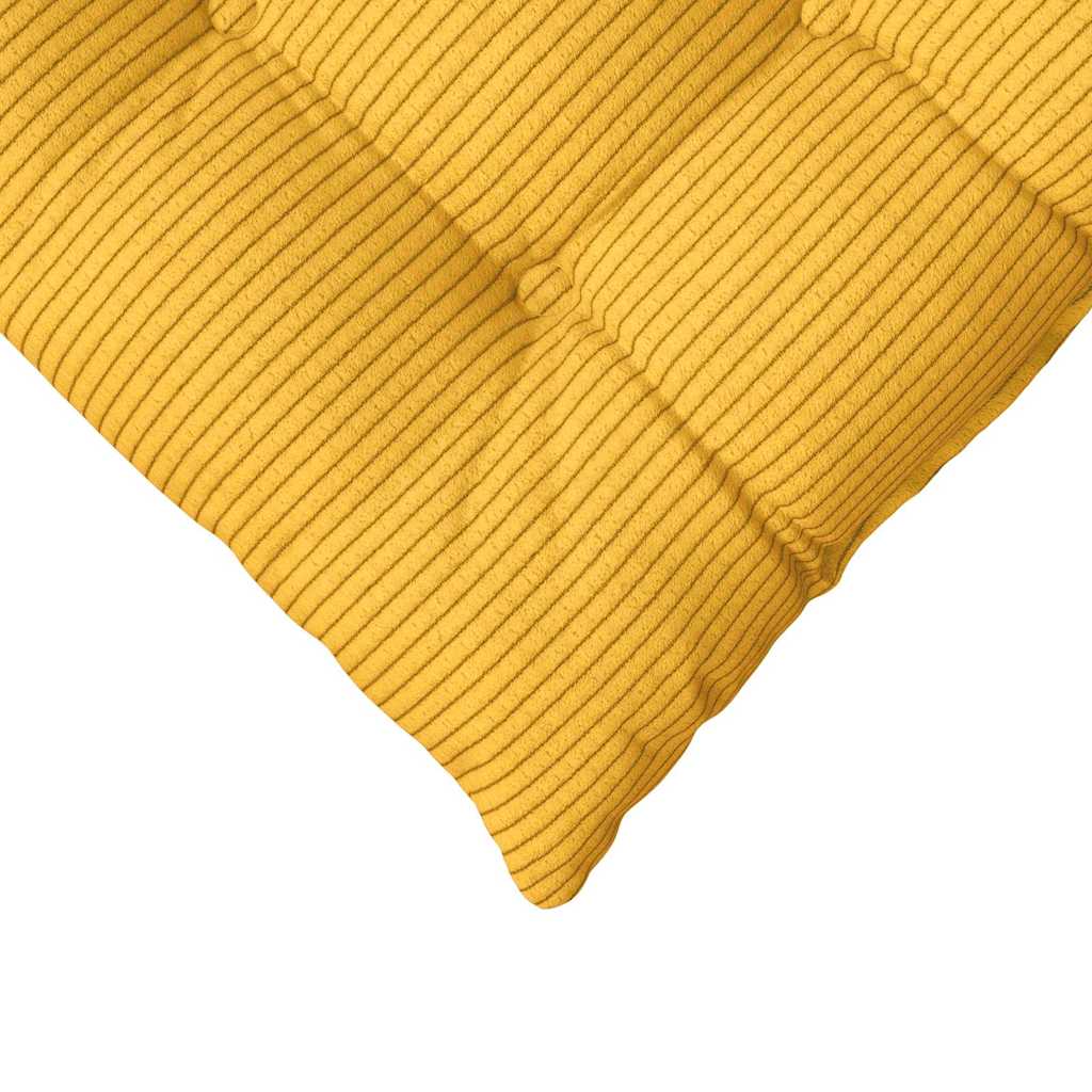 Sitzkissen 4 pcs Hellgrau 40 x 40 x 6 cm Cordstoff