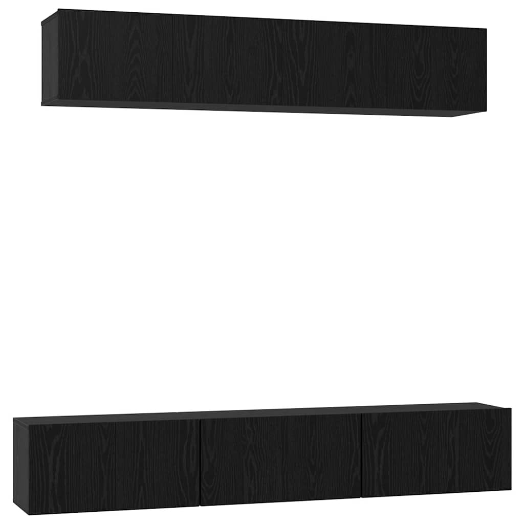 5-tlg. TV-Schrank-Set Weiß Holzwerkstoff