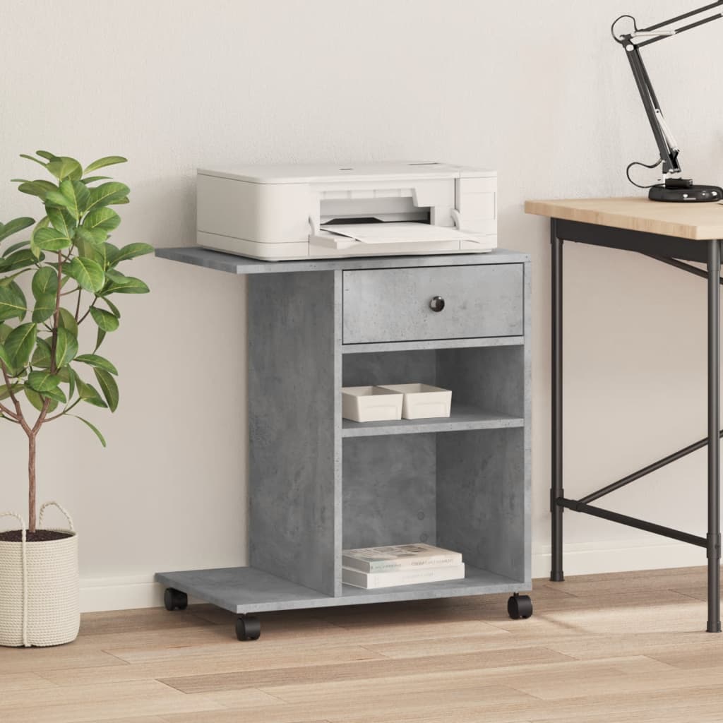 Druckerständer Uni Altholz 60 x 40 x 68.5 cm Holzwerkstoff