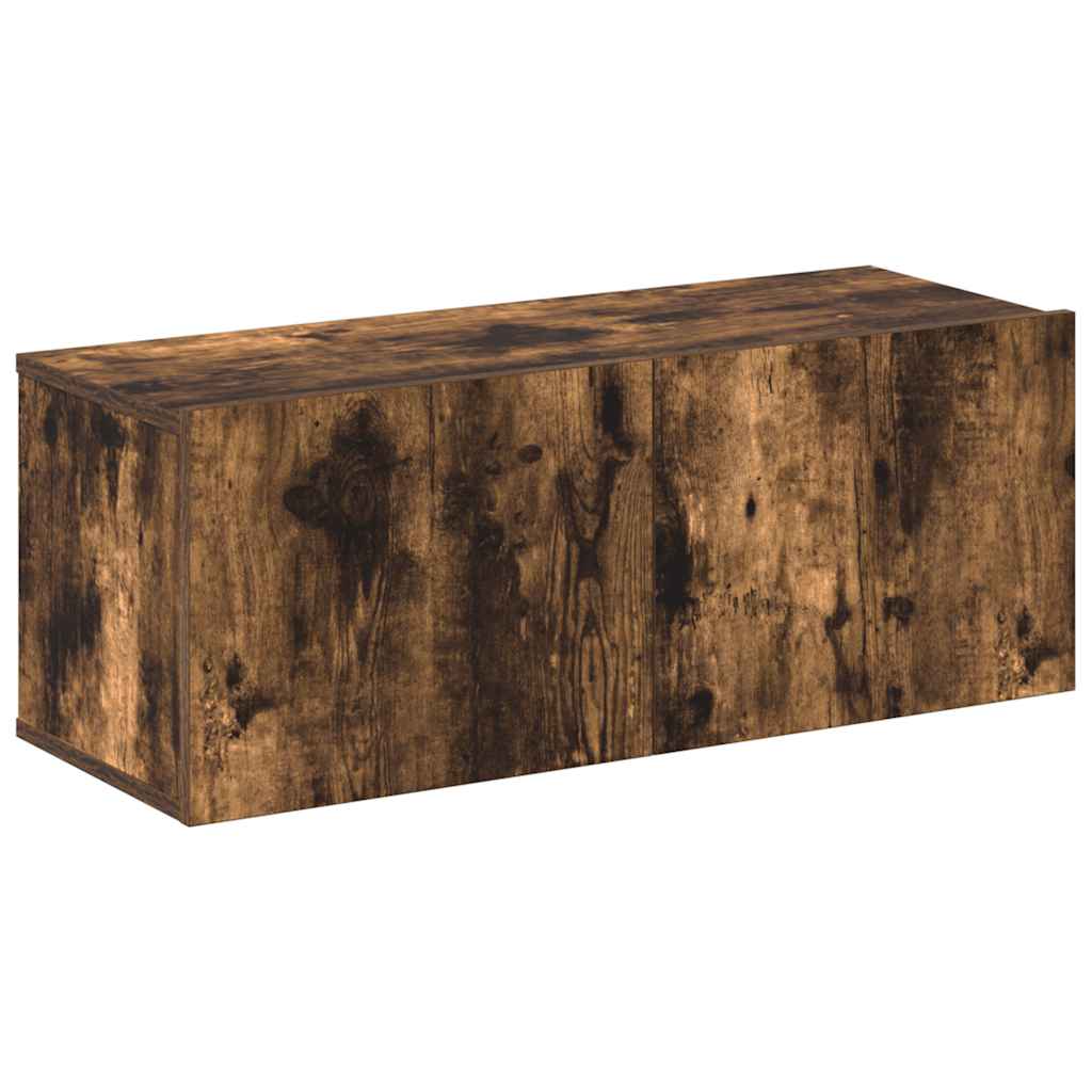 4-tlg. TV-Schrank-Set Weiß Holzwerkstoff