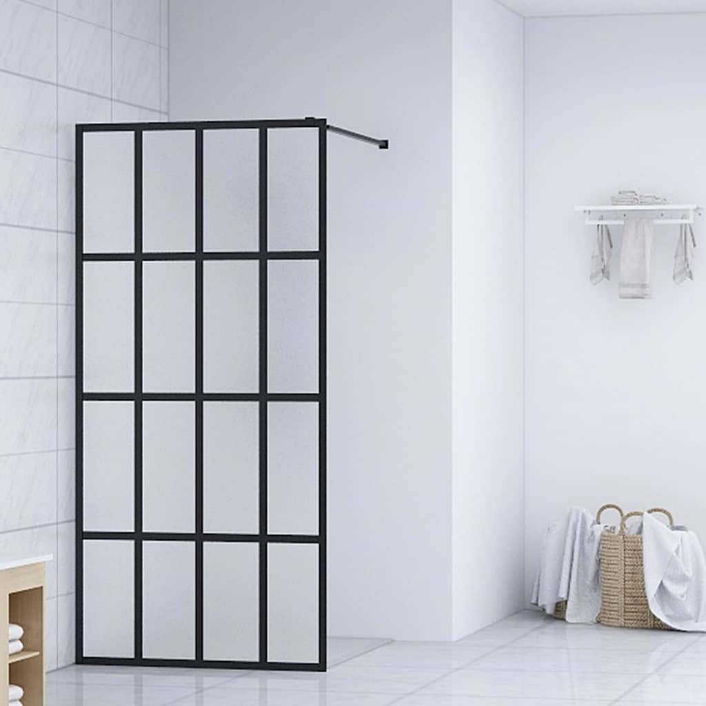 Duschwand für Walk-in Dusche Klares Sicherheitsglas 80x195 cm