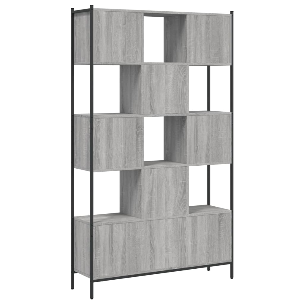 Bücherregal Räuchereiche 102x28x172 cm Holzwerkstoff