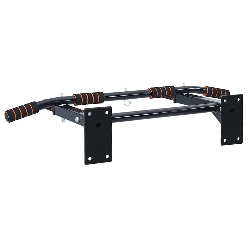 Dip Station Schwarz und Rot 72,5 x 70 x 31 cm