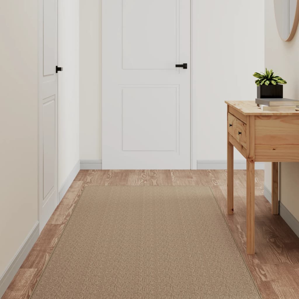 Teppichläufer Sisal-Optik Platina 50x100 cm