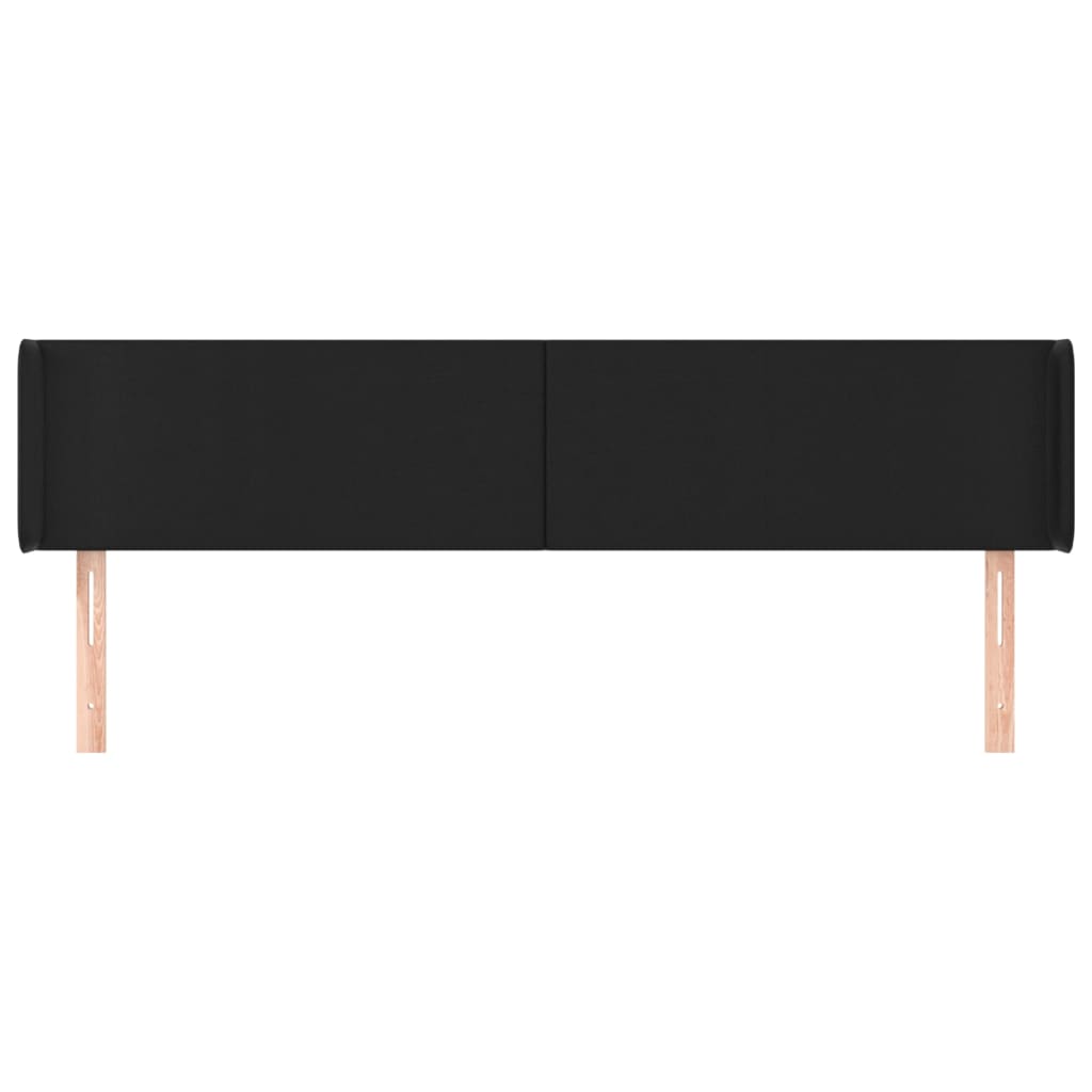 Kopfteil mit Ohren Creme 83x16x78/88 cm Kunstleder