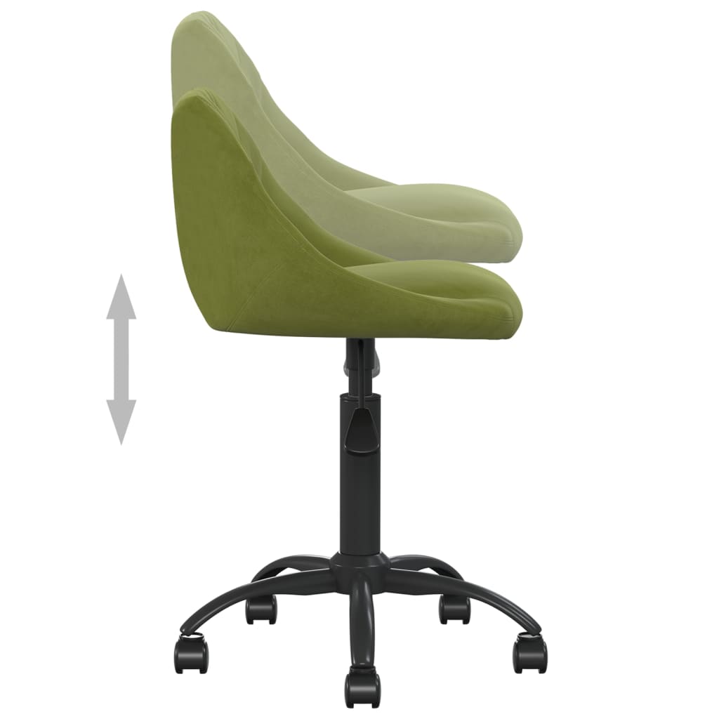 Bürostuhl Rosa Samt