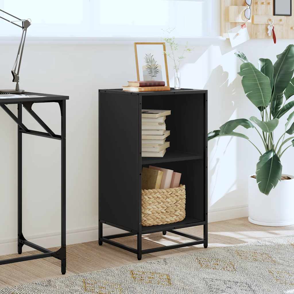 Bücherregal Schwarz 60x35x139 cm Holzwerkstoff