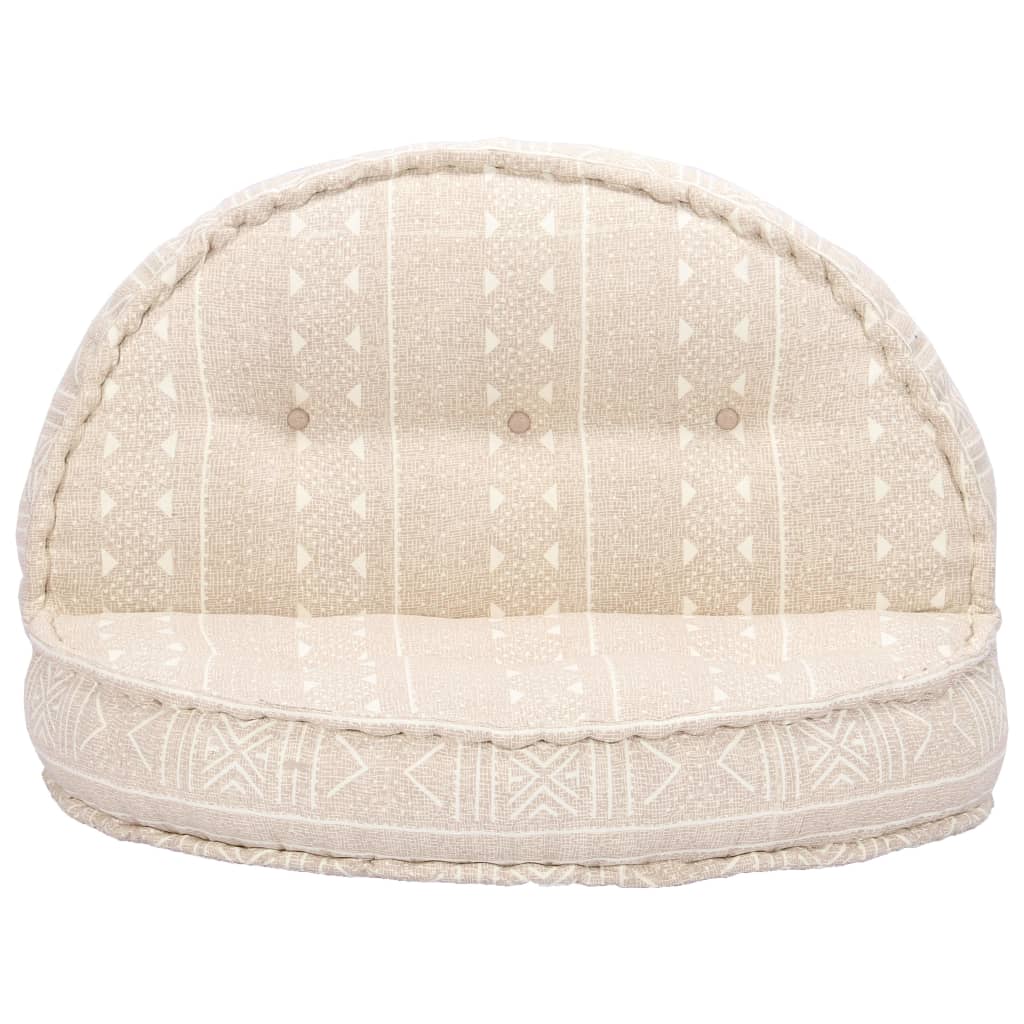 2-Sitzer Modularer Pouf Patchwork Stoff