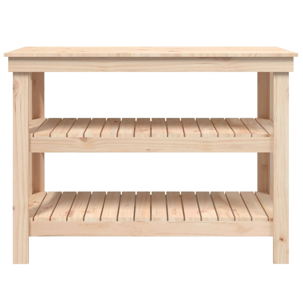 Werkbank 78,5x50x80 cm Massivholz Kiefer