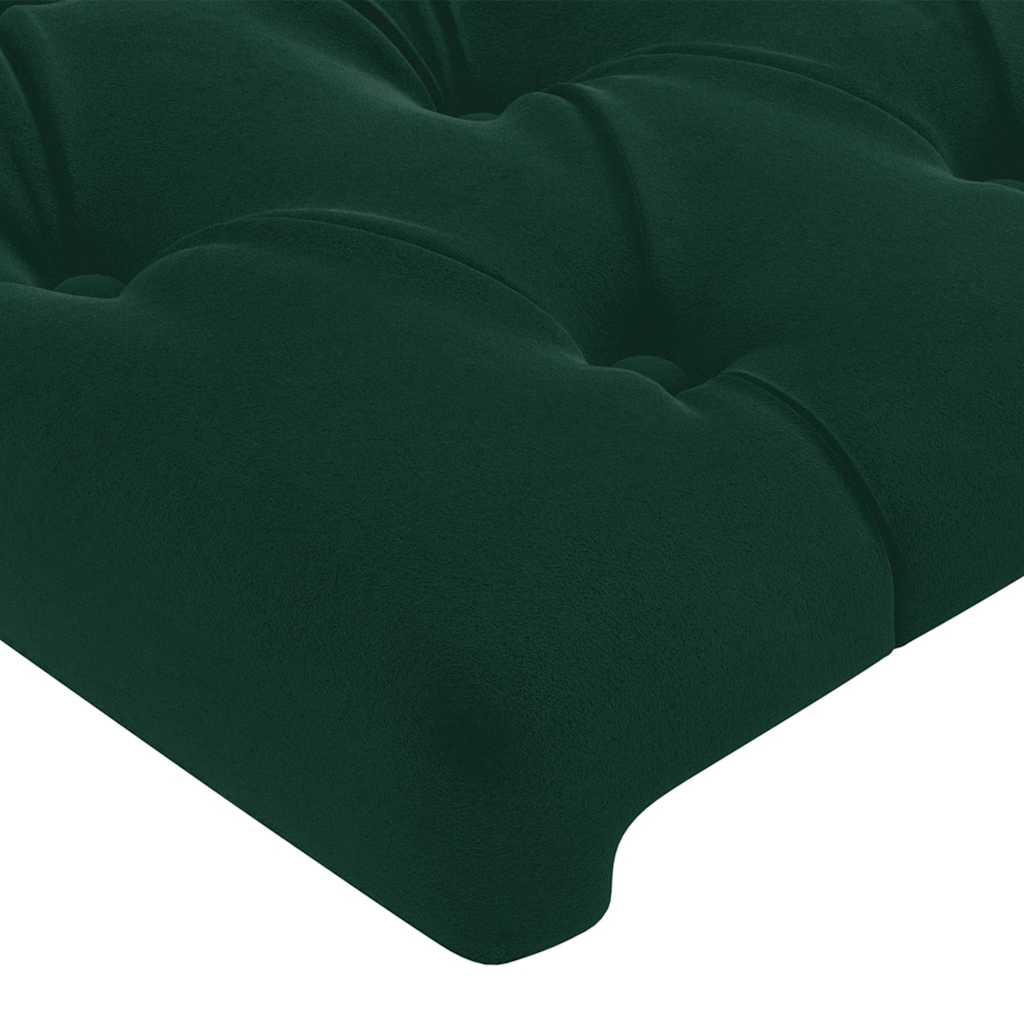 Kopfteil Hellgrau 80x7x118/128 cm Samt