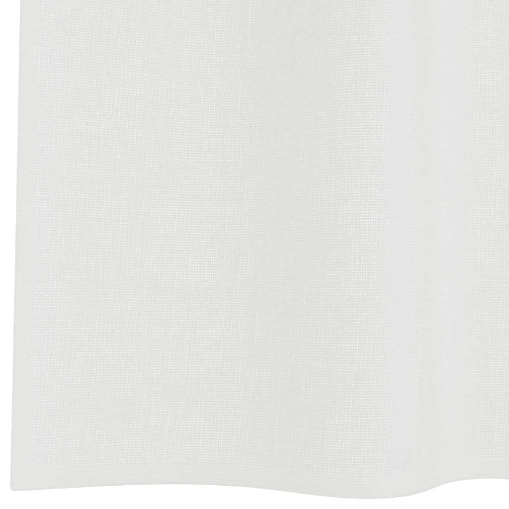 Voile Vorhänge mit Ösen 2 Stk. Apfelgrün 140x140 cm