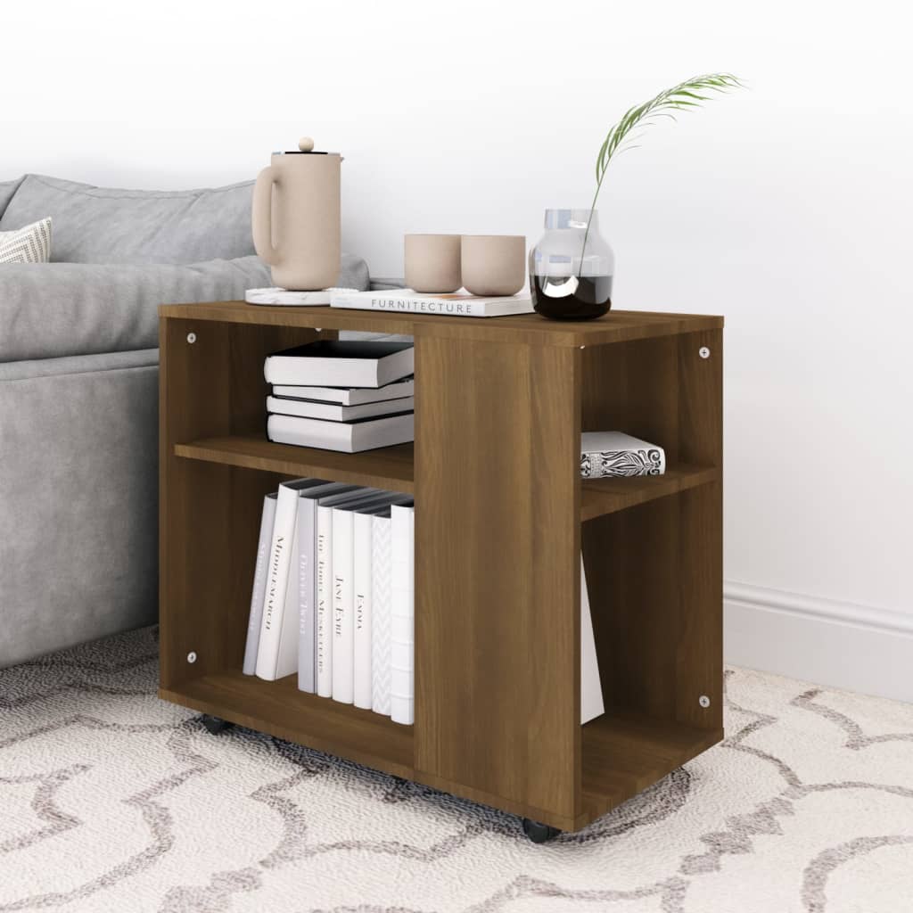 Beistelltisch Weiß 70x35x55 cm Holzwerkstoff