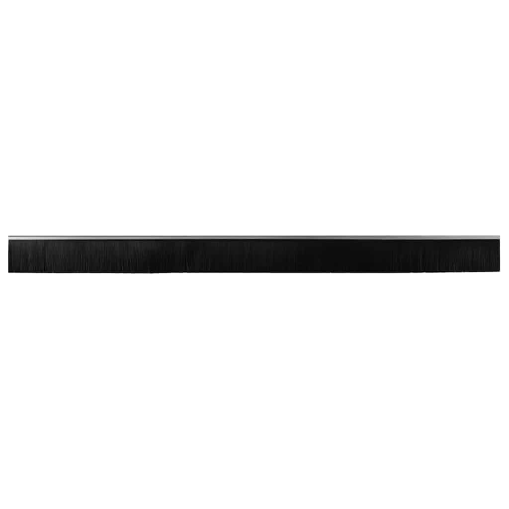Aufsteck Türbürstendichtungen 2 pcs Braun 100 cm