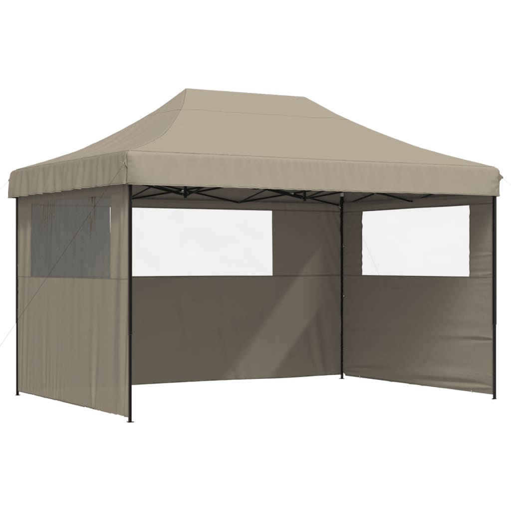 Partyzelt Faltbar Pop-Up Beige 410x279x315 cm