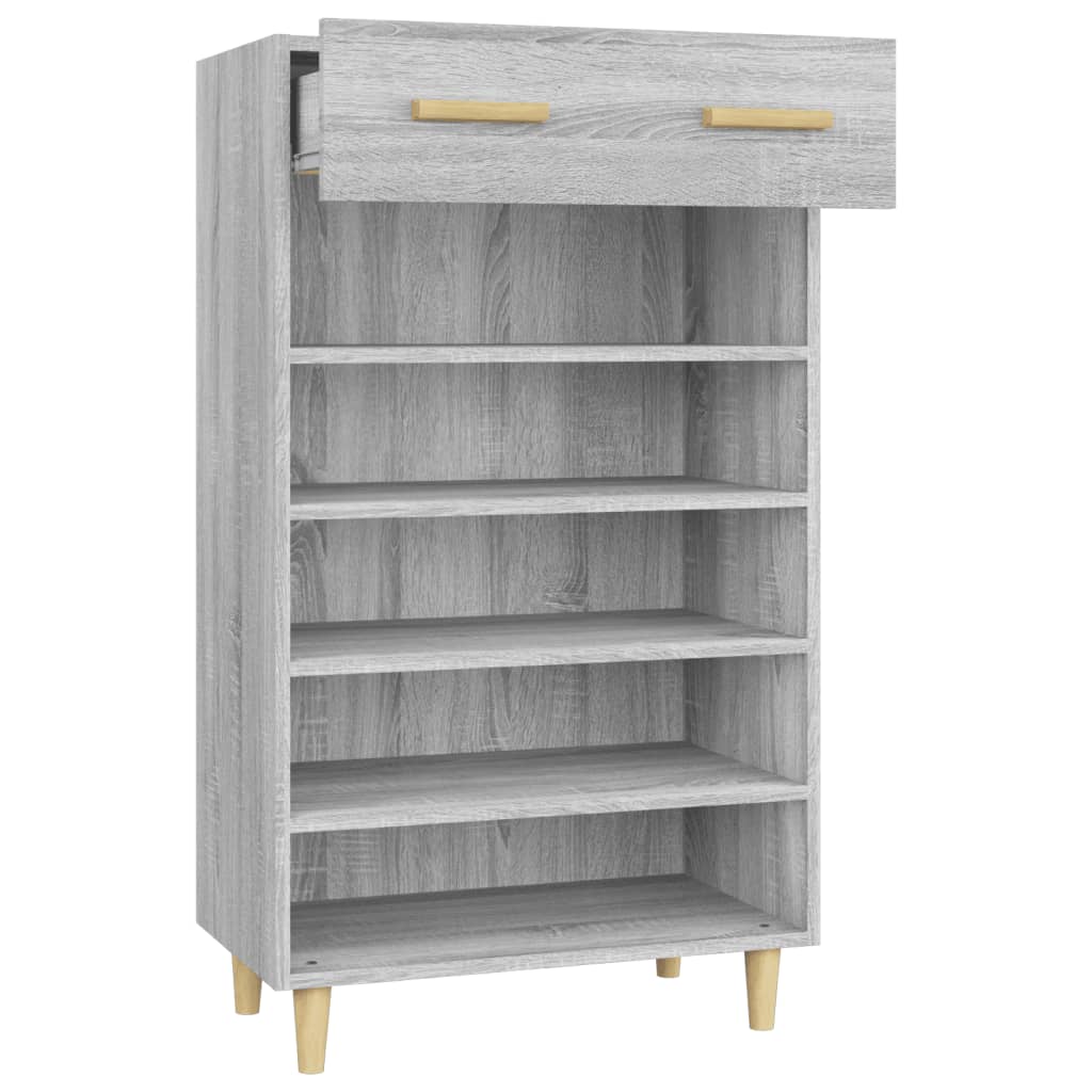 Schuhschrank mit Regal Altholz 60 x 35 x 105 cm Holzwerkstoff