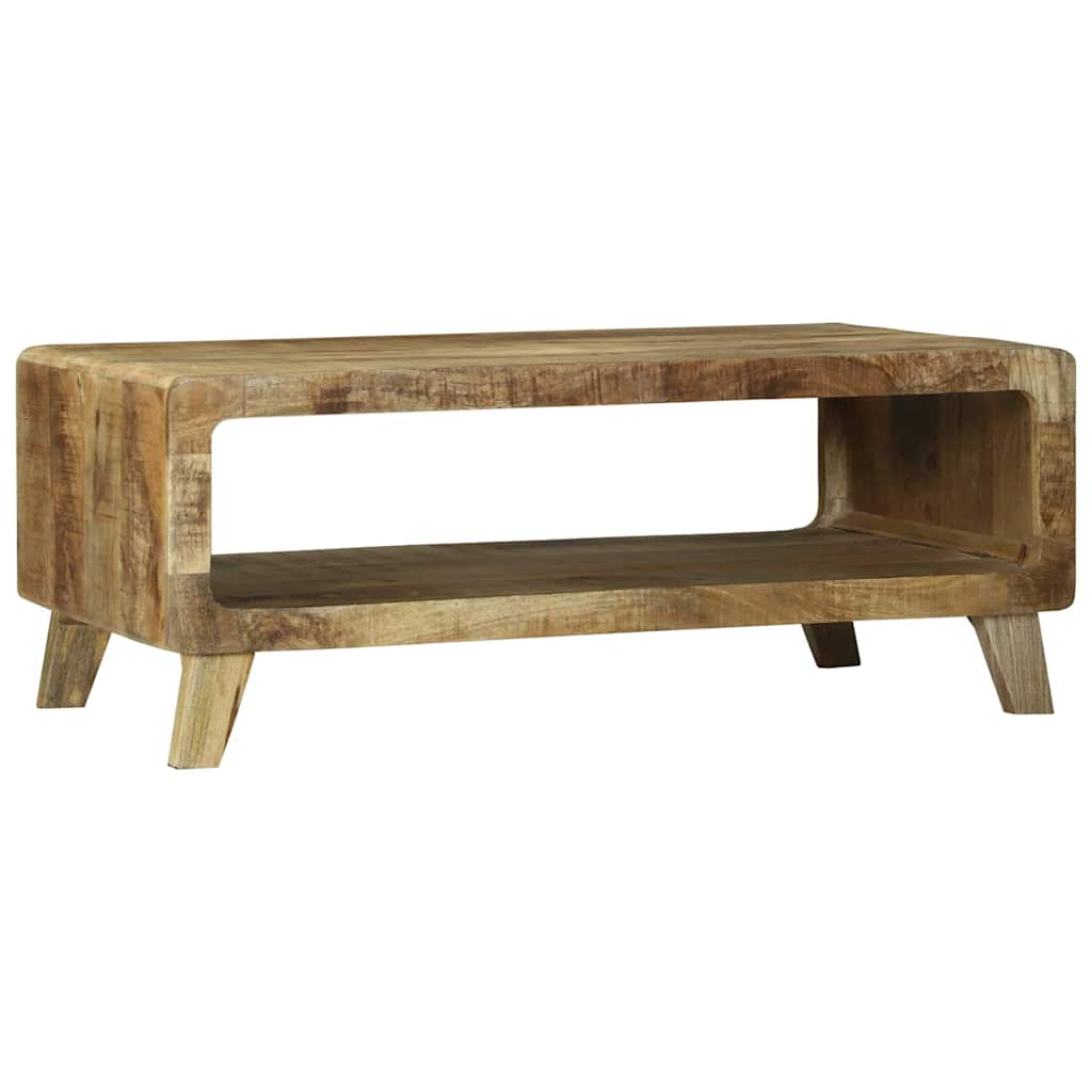 Couchtisch 90 x 50 x 35 cm Massives upgecyceltes Holz