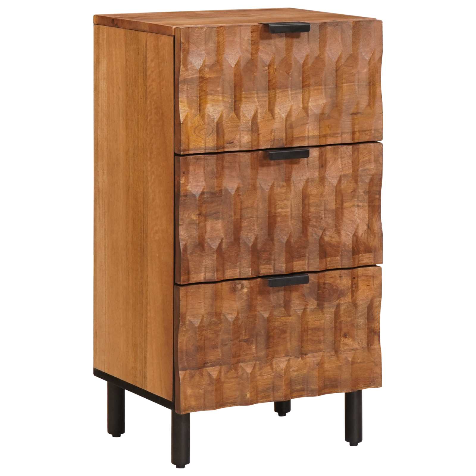 Sideboard Weiße gewaschene Oberfläche 40 x 33 x 75 cm