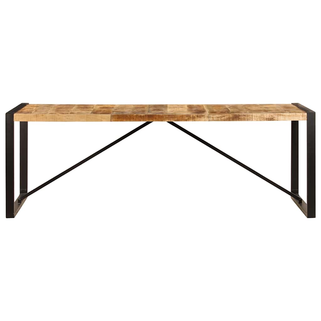 Esstisch 220x100x75 cm Massivholz Akazie