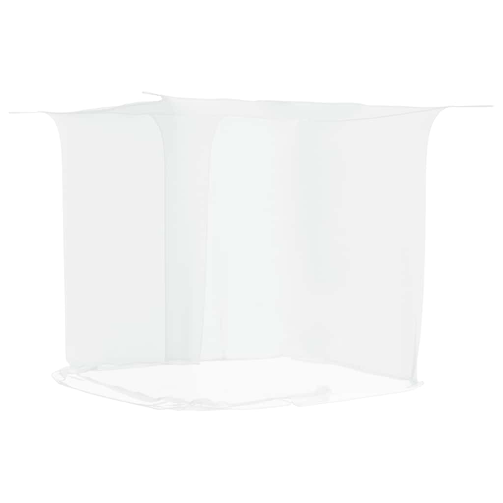 Moskitonetz zum Aufhängen 156 Mesh Weiß 220x100x150 cm