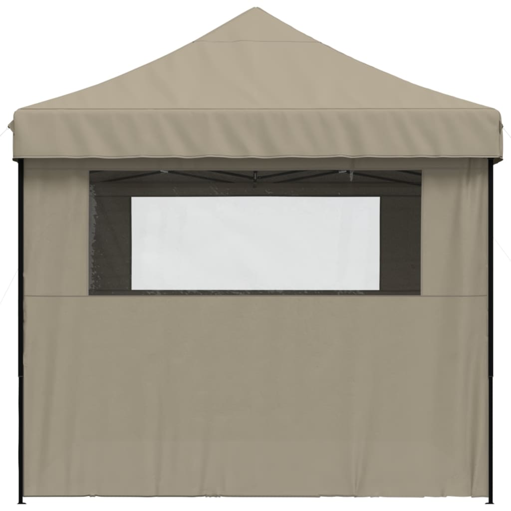 Partyzelt Faltbar Pop-Up Beige 410x279x315 cm
