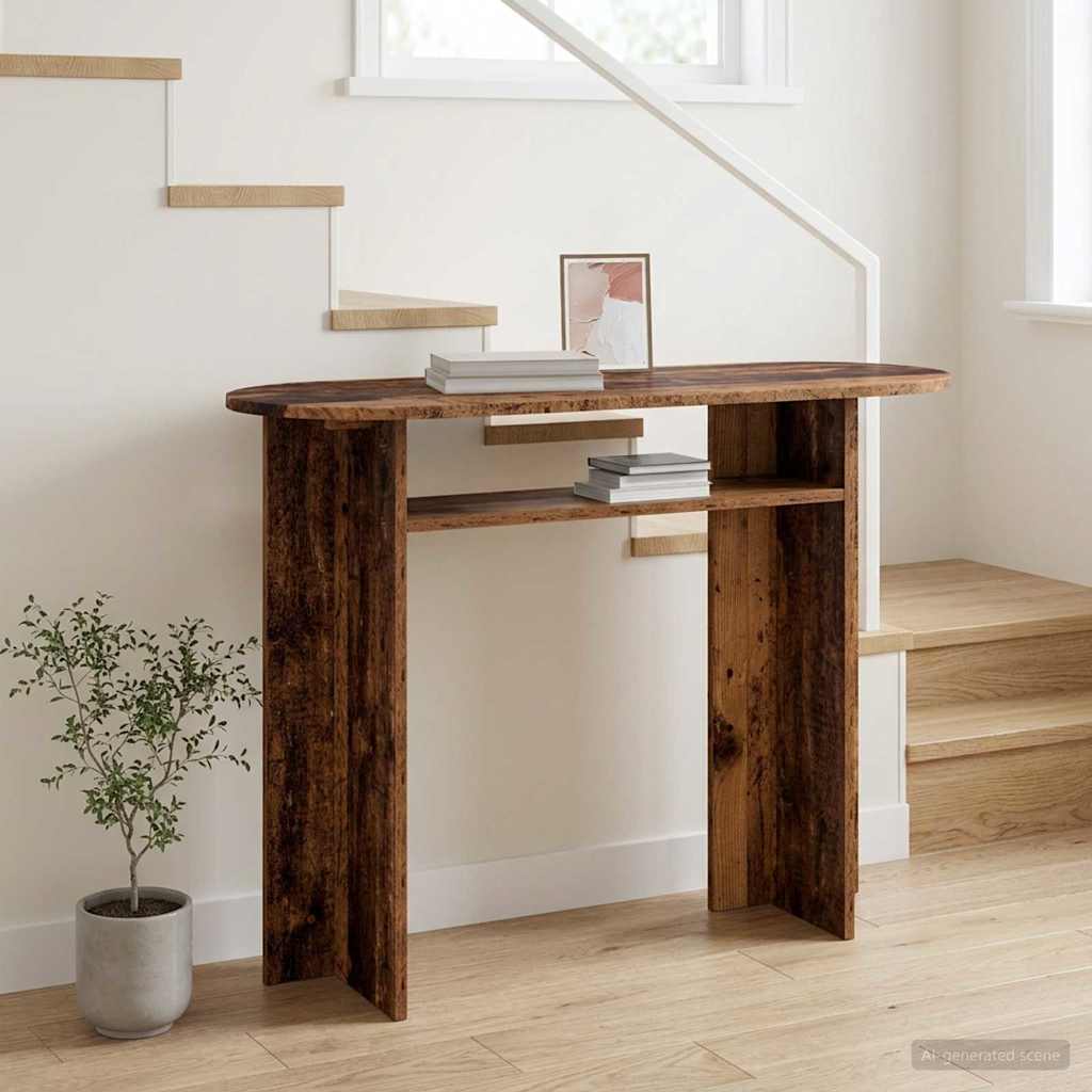 Konsolentisch Weiß 100 x 39,5 x 75 cm Holzwerkstoff
