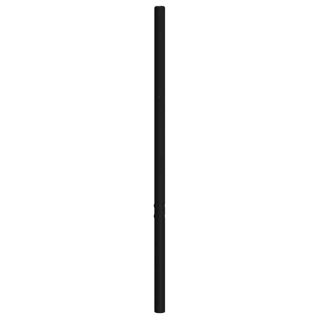 Ersatz-Kopfteil Metall Schwarz 100 cm