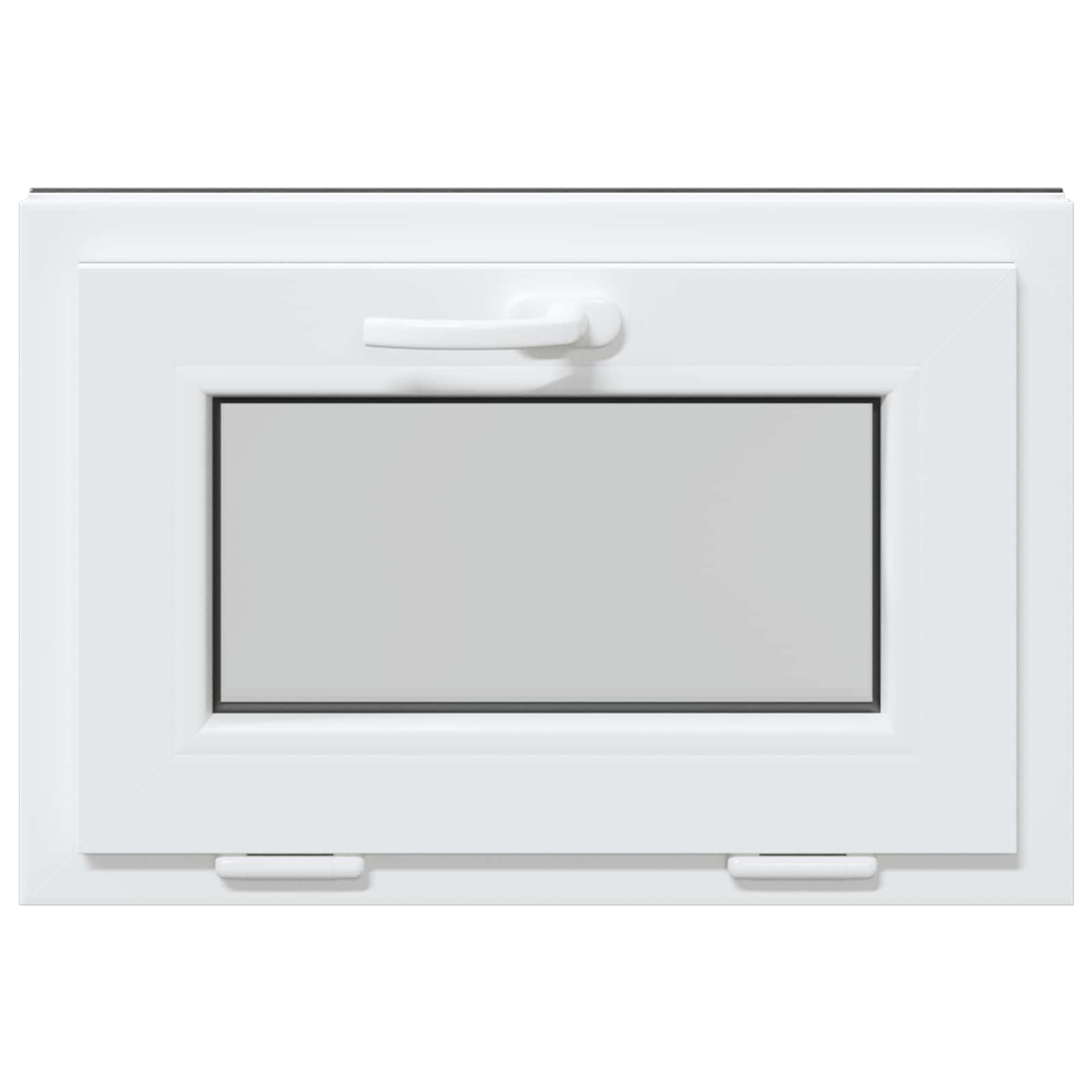Kellerfenster RISOR 60 x 40 cm PVC und Glas Weiß