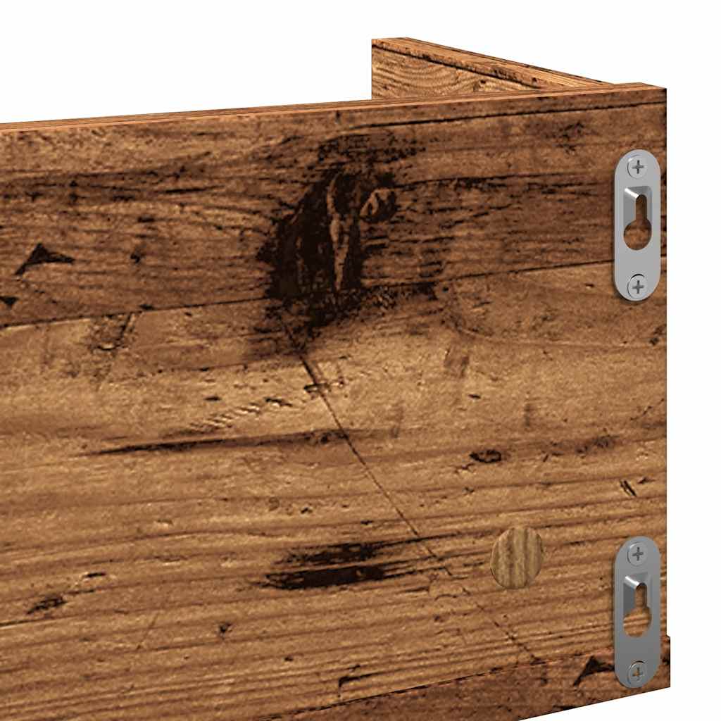 CD-Wandregal Weiß 100x18x18 cm Holzwerkstoff