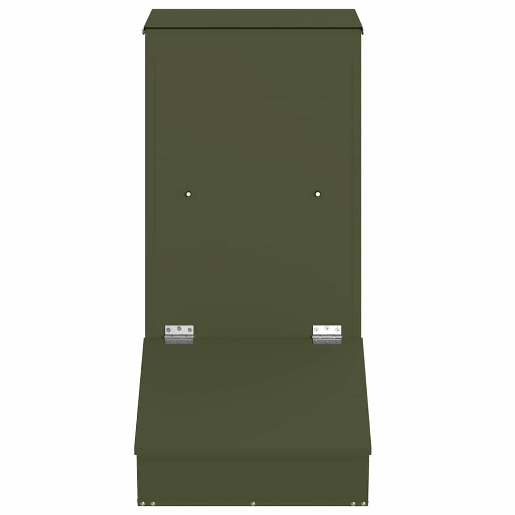 Schweinfutterspender Schwarz 55 x 38 x 76 cm