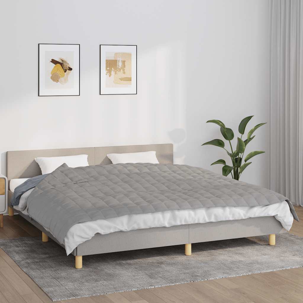 Gewichtsdecke Grau 122x183 cm 5 kg Stoff