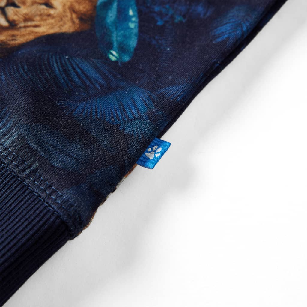 Kinder-Sweatshirt Marineblau 140
