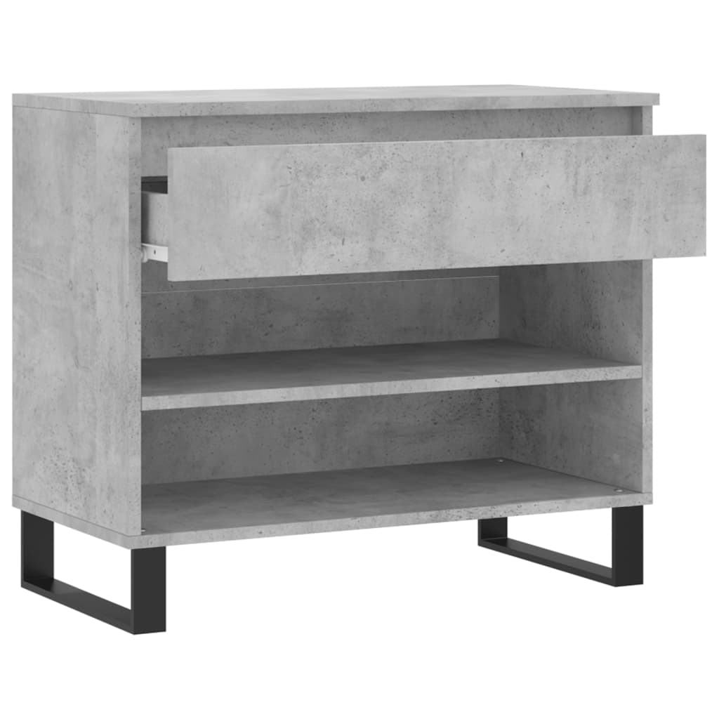 Schuhregal Hochglanz-Weiß 70x36x60 cm Holzwerkstoff