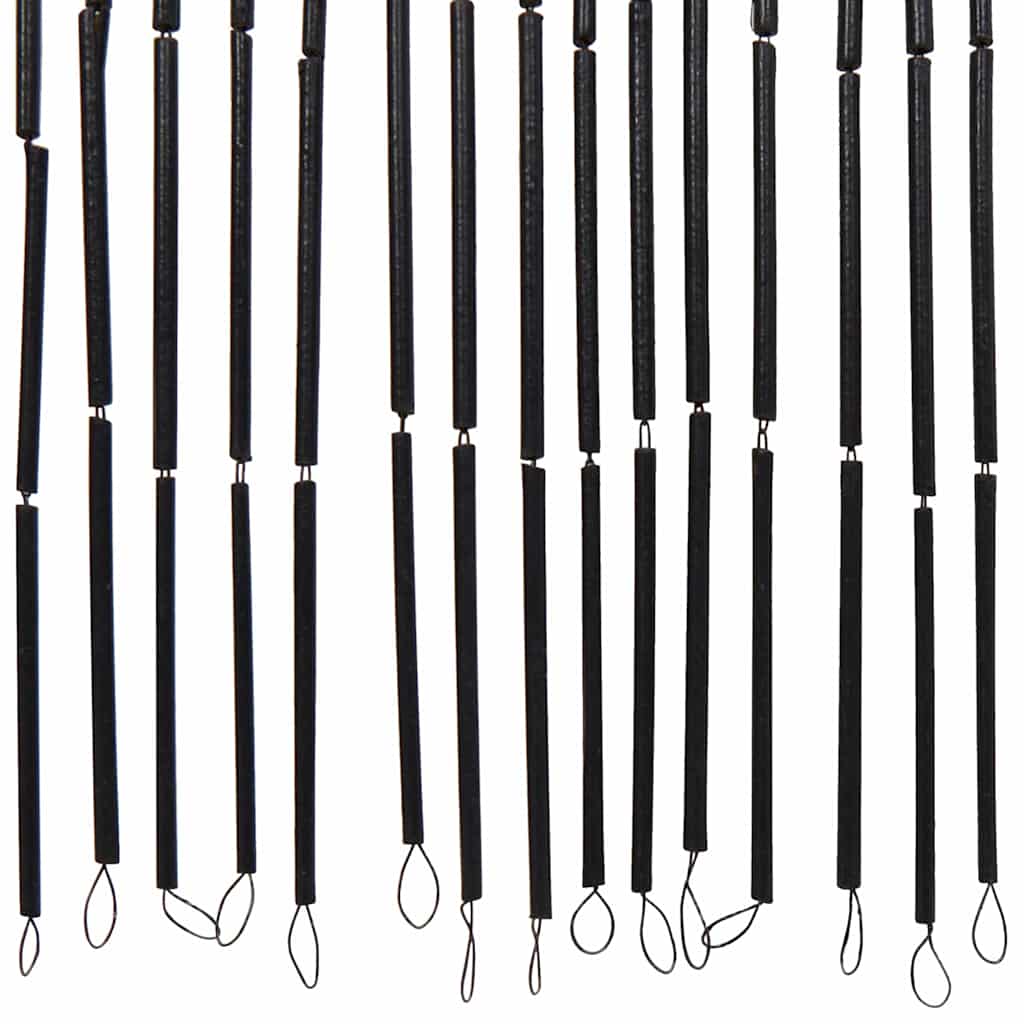 Insekten-Türvorhang Bambus Druck 90x220 cm Bambus