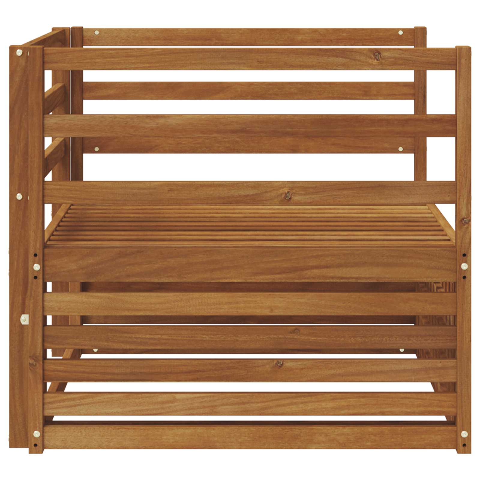 2 Stück Outdoor-Sofa Natur
