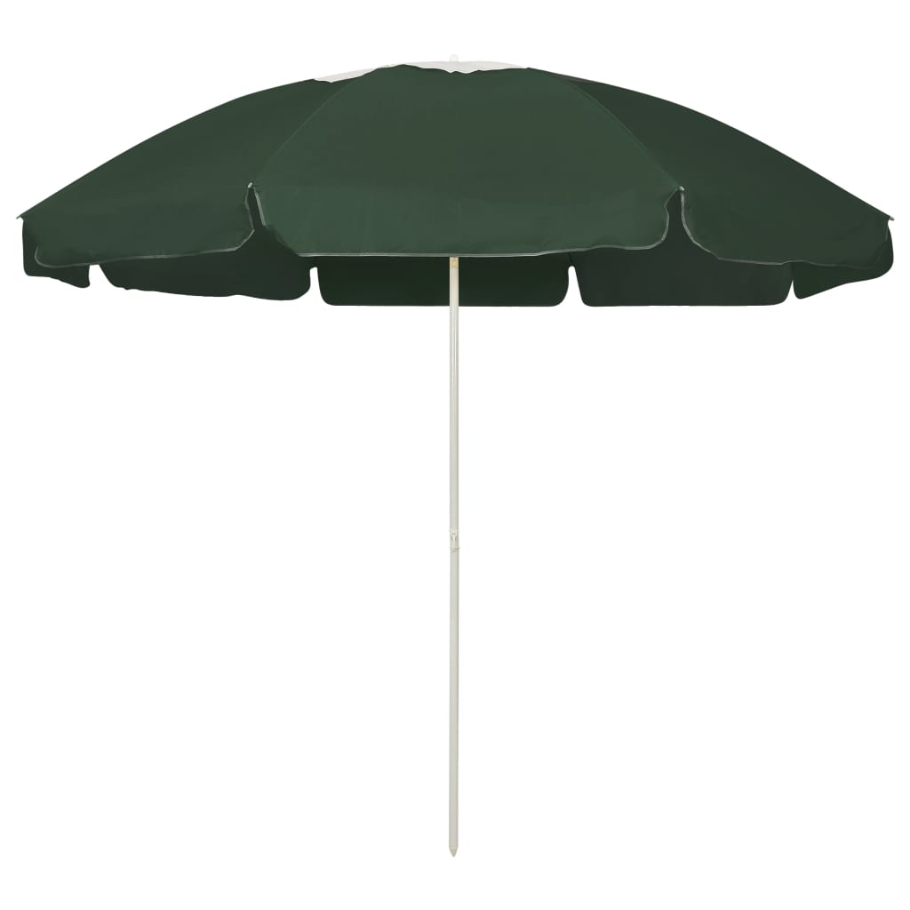 Sonnenschirm mit Stahlmast Sandfarbe 180 cm