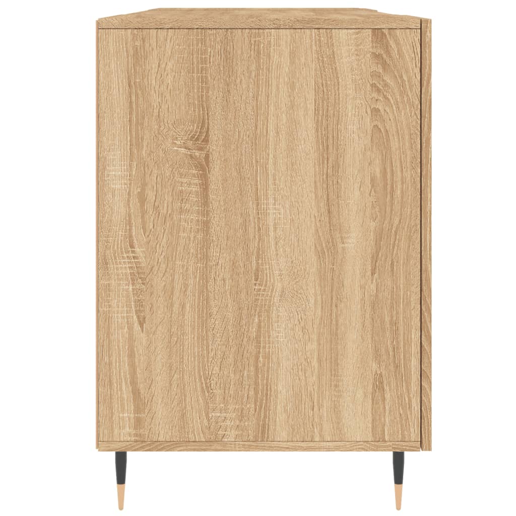 Schreibtisch Betongrau 140x50x75 cm Holzwerkstoff