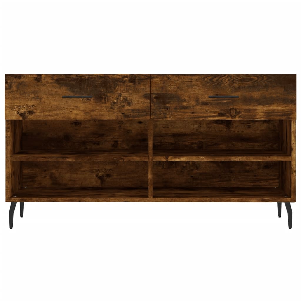 Schuhbank Weiß 102x35x55 cm Holzwerkstoff