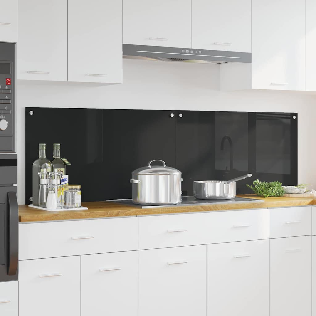 Küchenrückwand 2 pcs Weiß 70 x 40 cm Gehärtetes Glas