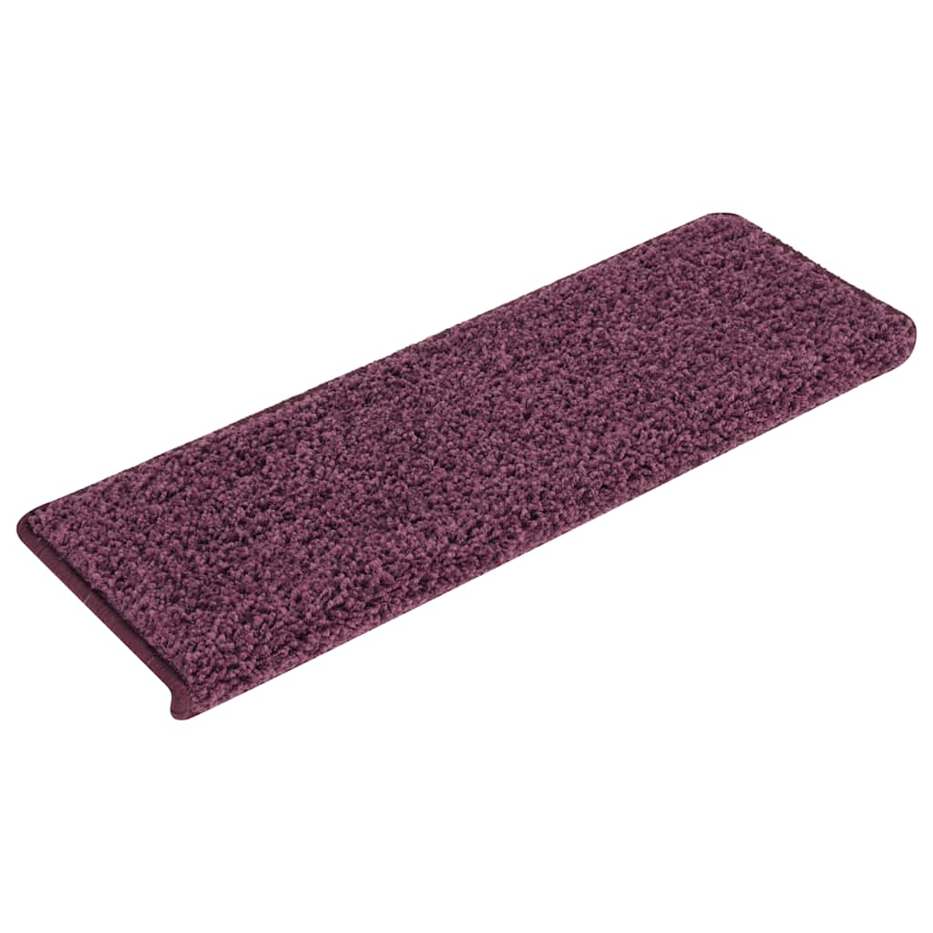 Stufenmatten 15 Stk. 65x21x4 cm Grau Rechteckiger Rand