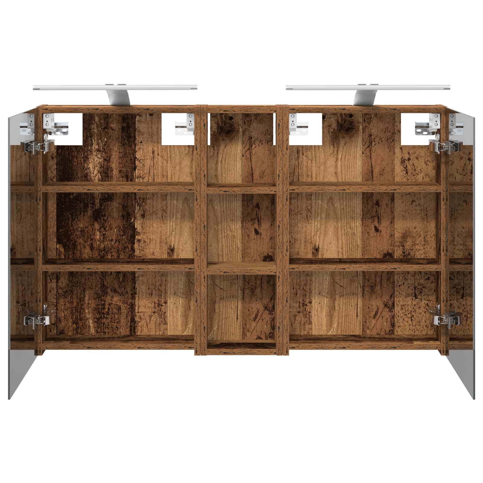 Badezimmerschrank-Set 3 pcs 80 x 10,5 x 50 cm Holzwerkstoff