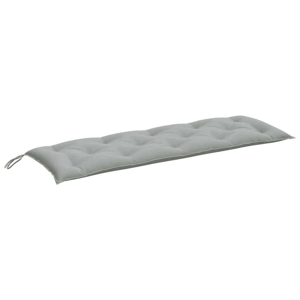 Gartenbank-Auflagen 2 Stk. Melange Anthrazit 100x50x7 cm Stoff
