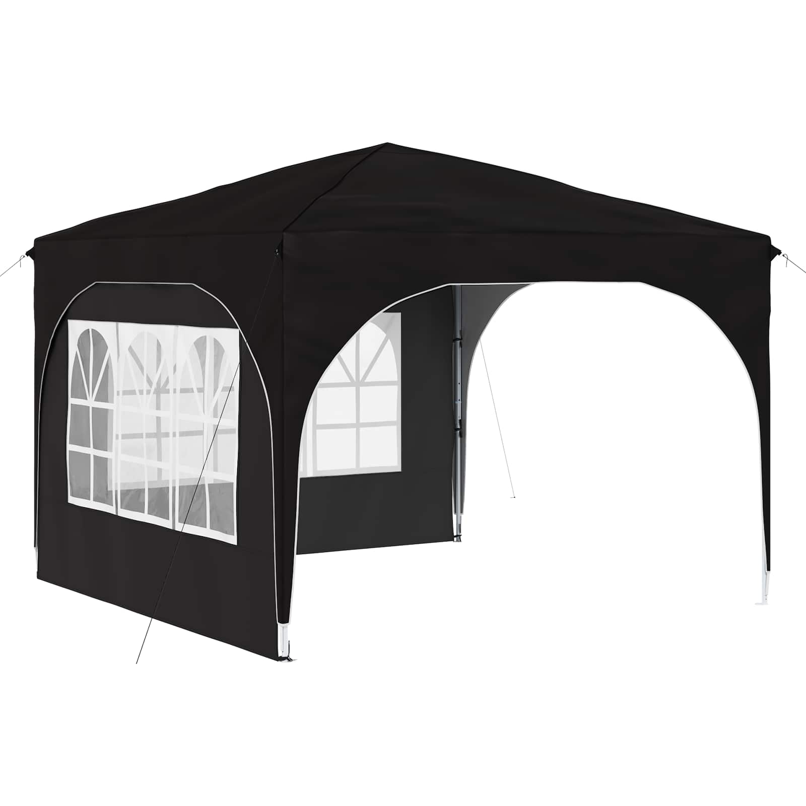 Pop-up Partyzelt 290 x 290 x 245 cm Creme