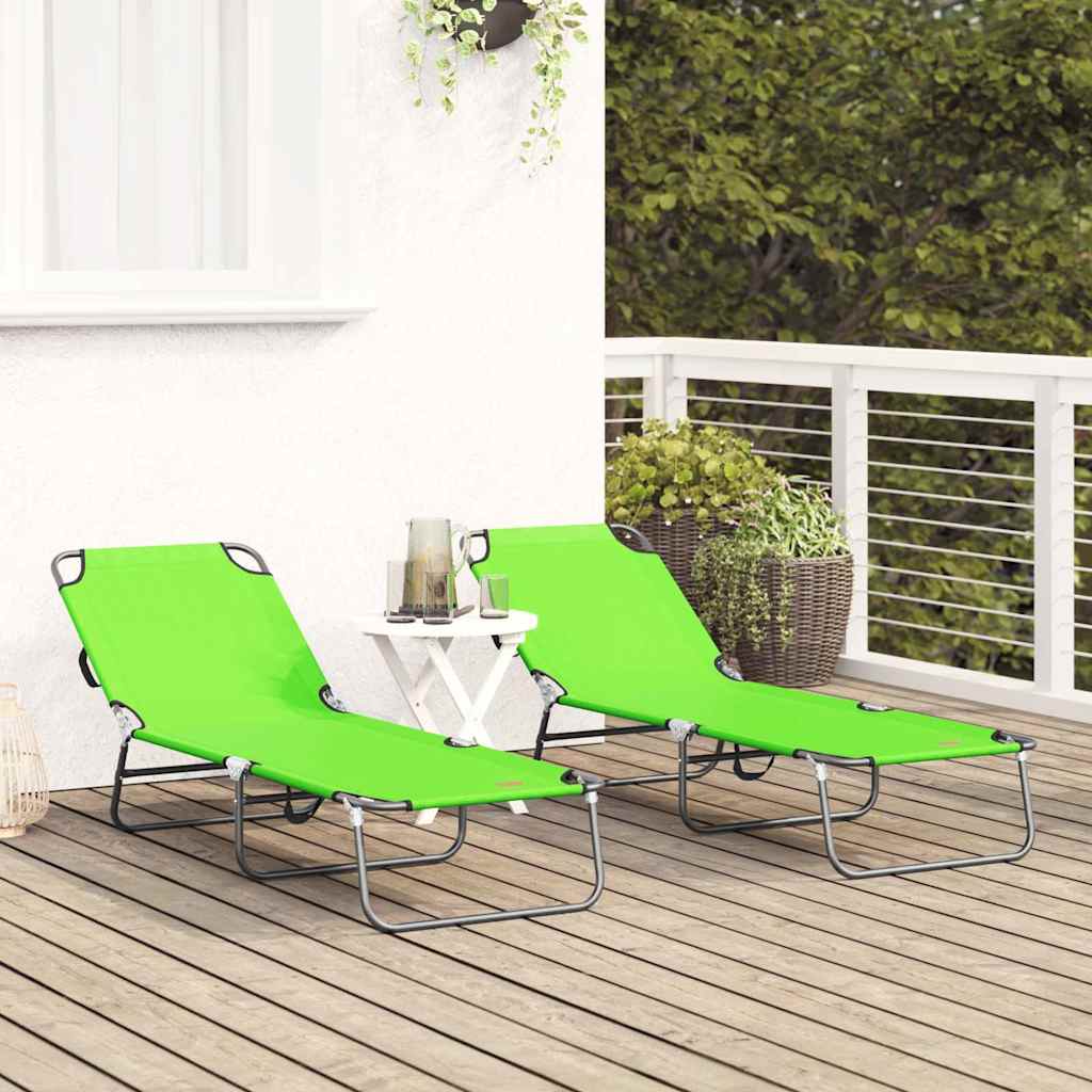 Klappbare Sonnenliege Blau 188 x 57 x 86,5 cm Polyester