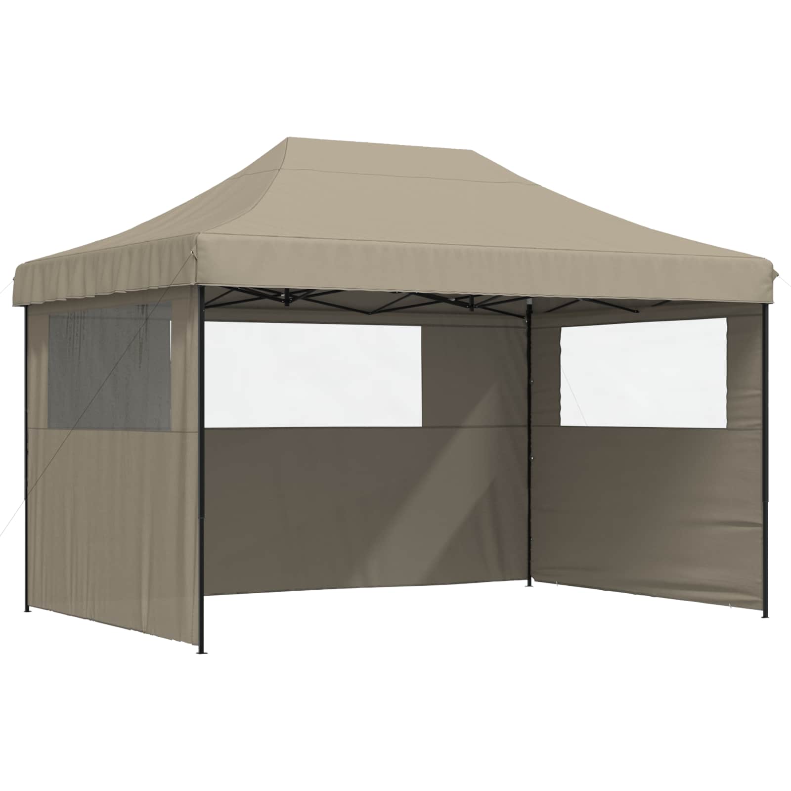 Partyzelt Faltbar Pop-Up Beige 410x279x315 cm
