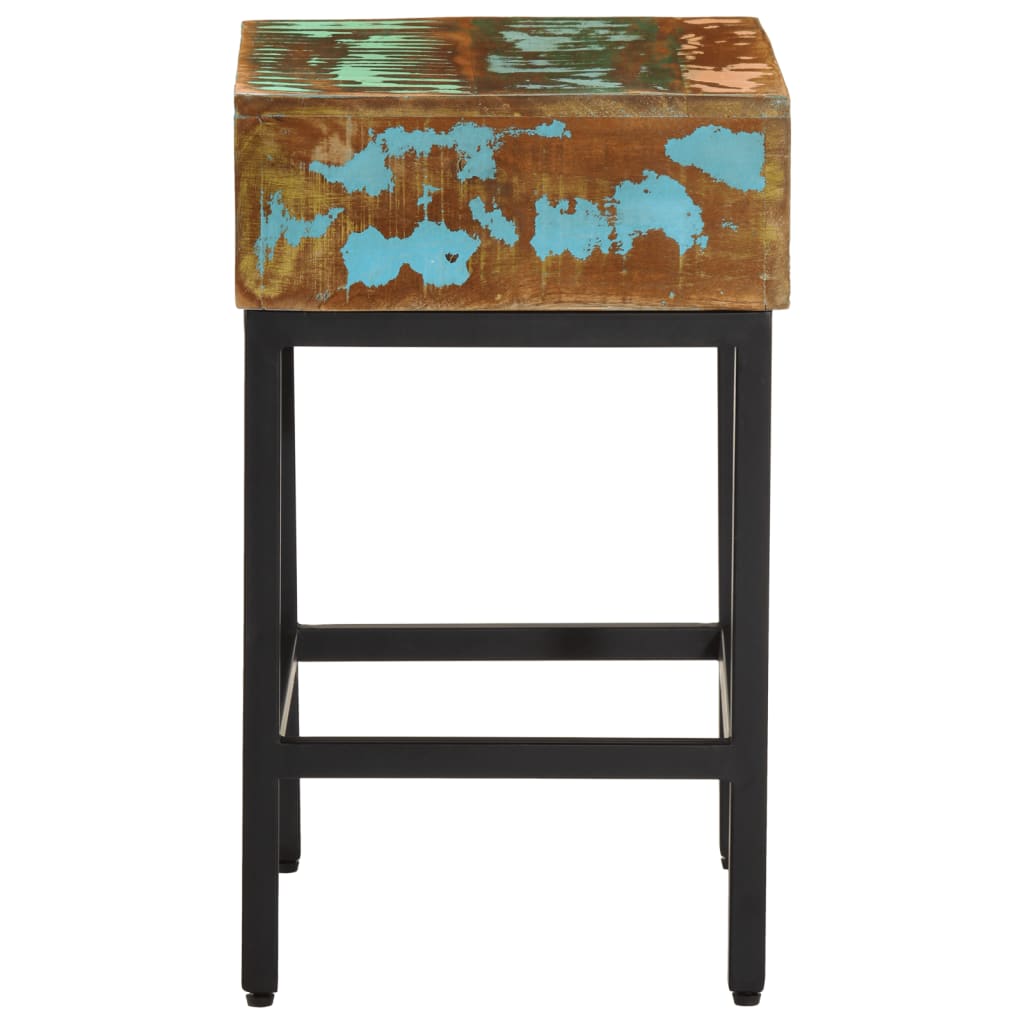 Beistelltisch 40x30x50 cm Raues Mango-Massivholz