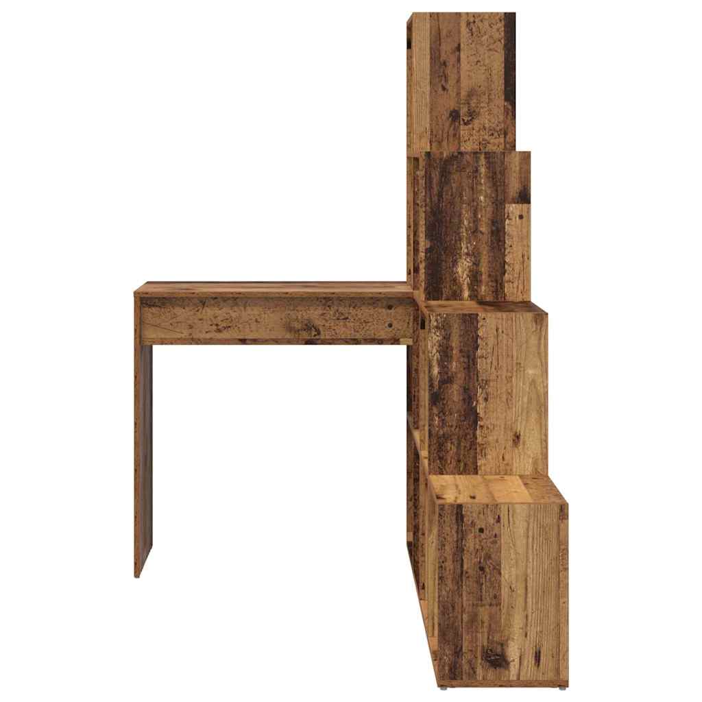 Eck-Schreibtisch Schwarz Eichen-Optik 101,5 x 149,5 x 149,5 cm