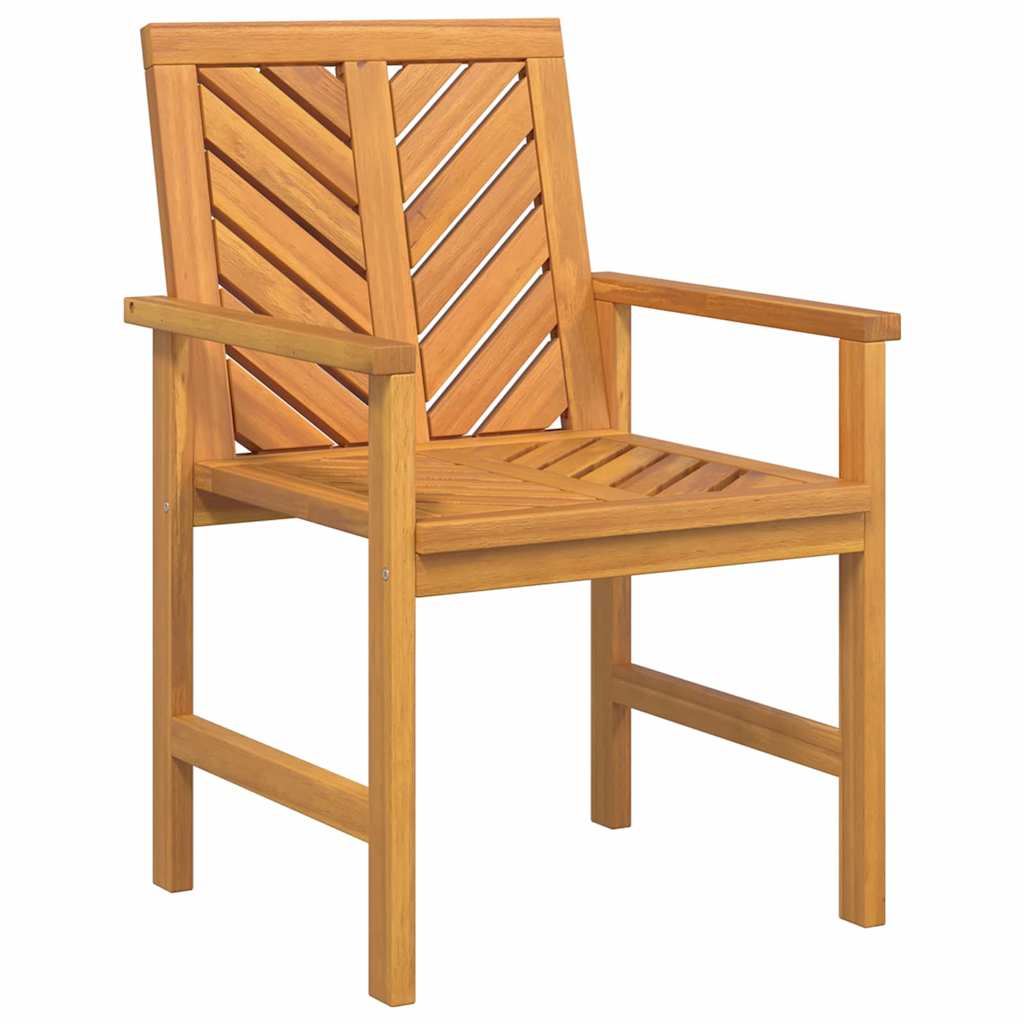 Garten Essgruppe 3 Stk. Braun Massivholz Akazie
