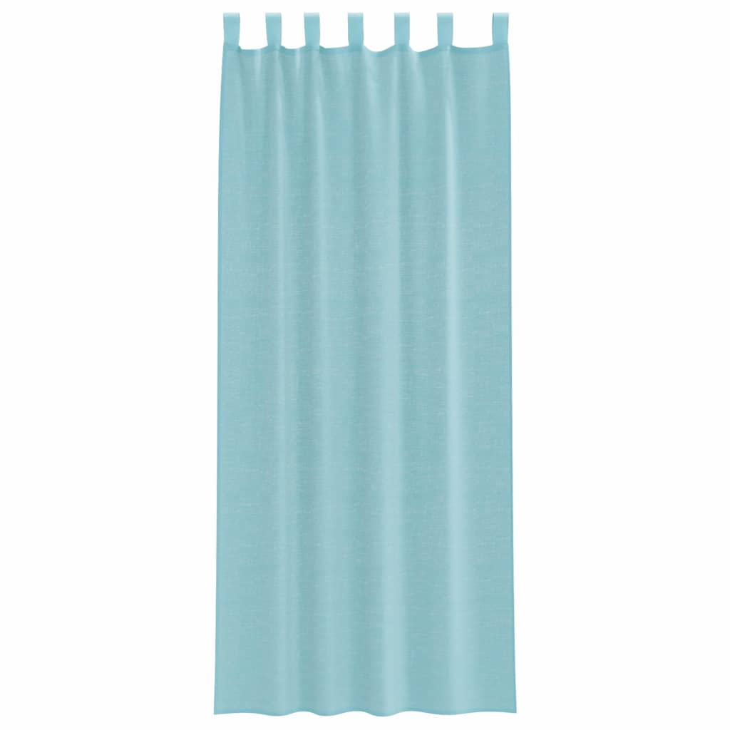 Voile Vorhänge mit Ösen 2 Stk. Apfelgrün 140x140 cm